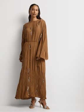 Zara’s The Luella Embellished Kaftan Dress Medium